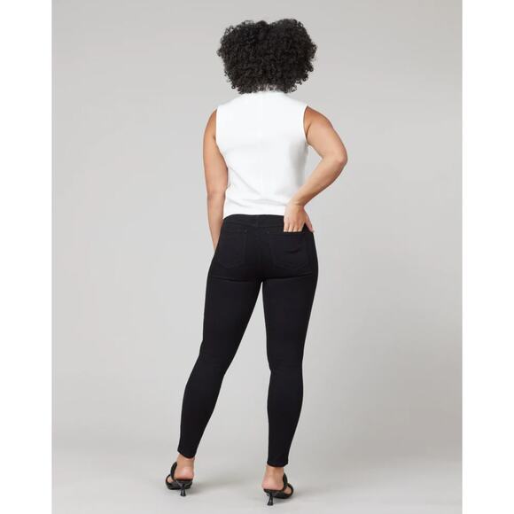 Spanx Black Skinny Jean in Clean Black Size Small - Picture 10 of 14